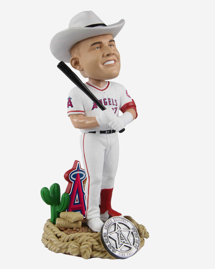 Mike Trout Los Angeles Angels Cowboy Homer Hat Bobblehead FOCO - FOCO.com