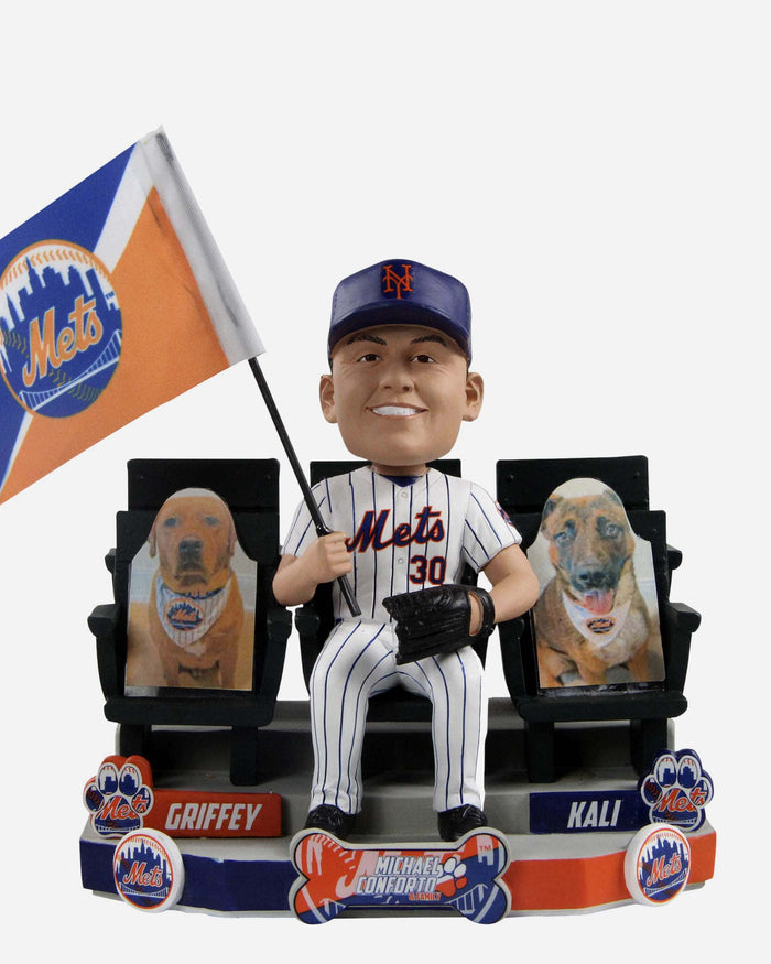 Michael Conforto New York Mets Cardboard Dogs Cutout Bobblehead FOCO - FOCO.com