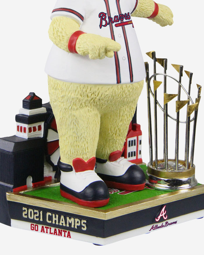 Blooper Atlanta Braves Celebration Dynamic Duo Mascot Bobblehead FOCO - FOCO.com