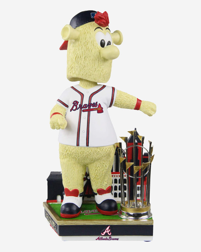 Blooper Atlanta Braves Celebration Dynamic Duo Mascot Bobblehead FOCO - FOCO.com