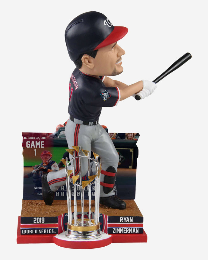 Ryan Zimmerman Washington Nationals 2019 World Series Champions Moment Bobblehead FOCO - FOCO.com