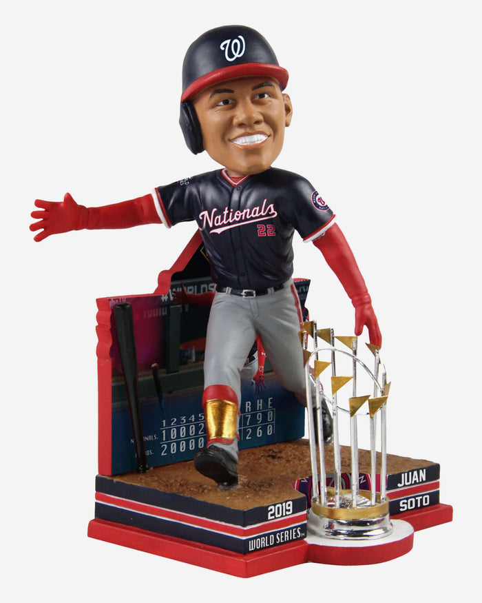 Juan Soto Washington Nationals 2019 World Series Champions Moment Bobblehead FOCO - FOCO.com