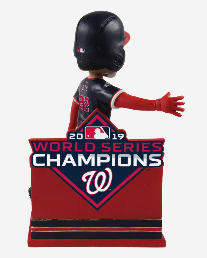 Juan Soto Washington Nationals 2019 World Series Champions Moment Bobblehead FOCO - FOCO.com