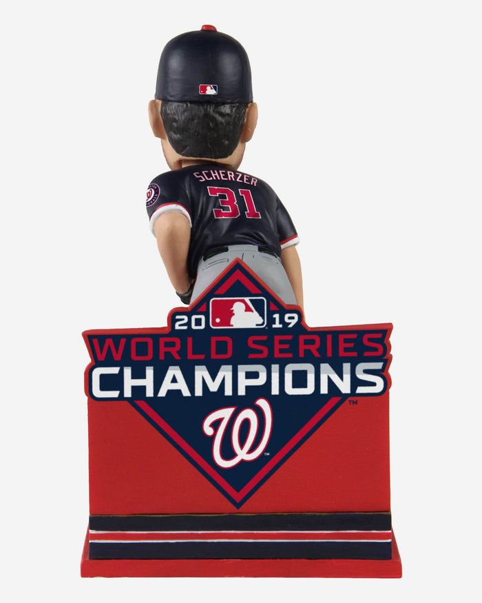 Max Scherzer Washington Nationals 2019 World Series Champions Moment Bobblehead FOCO - FOCO.com