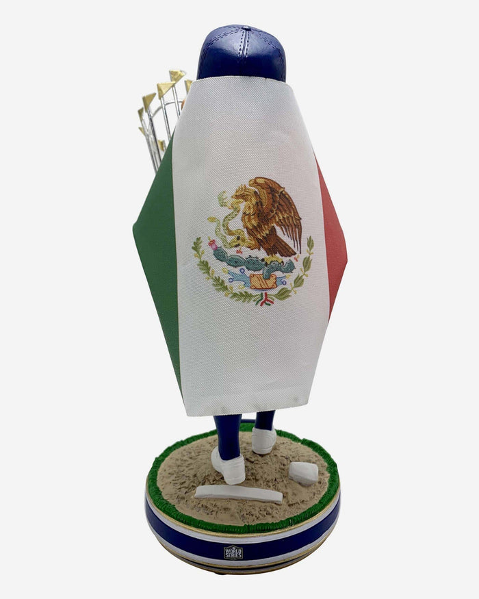 Julio Urias Los Angeles Dodgers 2020 World Series Champions Flag Celebration Bobblehead FOCO - FOCO.com