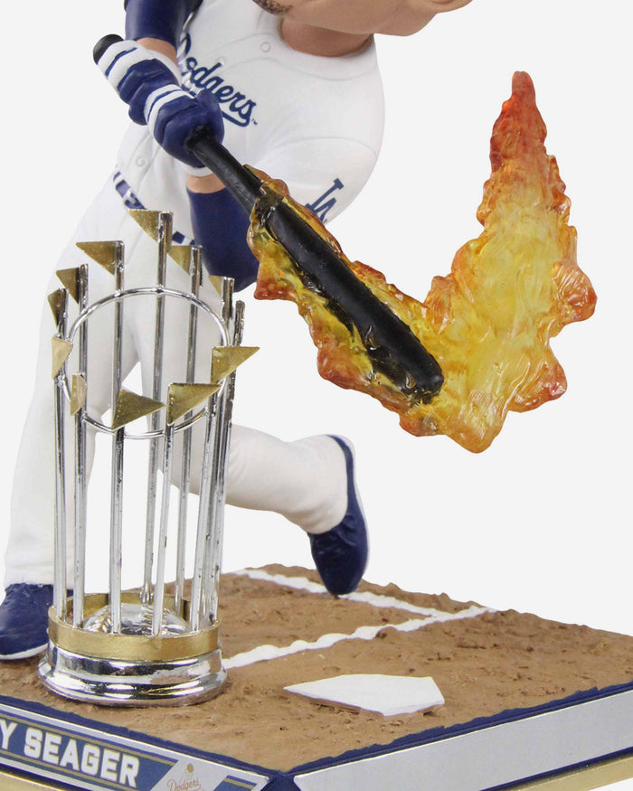 Corey Seager Los Angeles Dodgers 2020 World Series Champions Hot Bat Bobblehead FOCO - FOCO.com