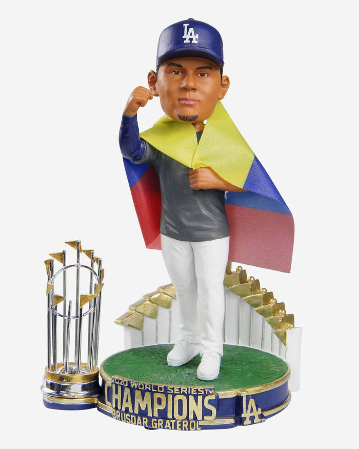 Brusdar Graterol Los Angeles Dodgers 2020 World Series Champions Moment Bobblehead FOCO - FOCO.com