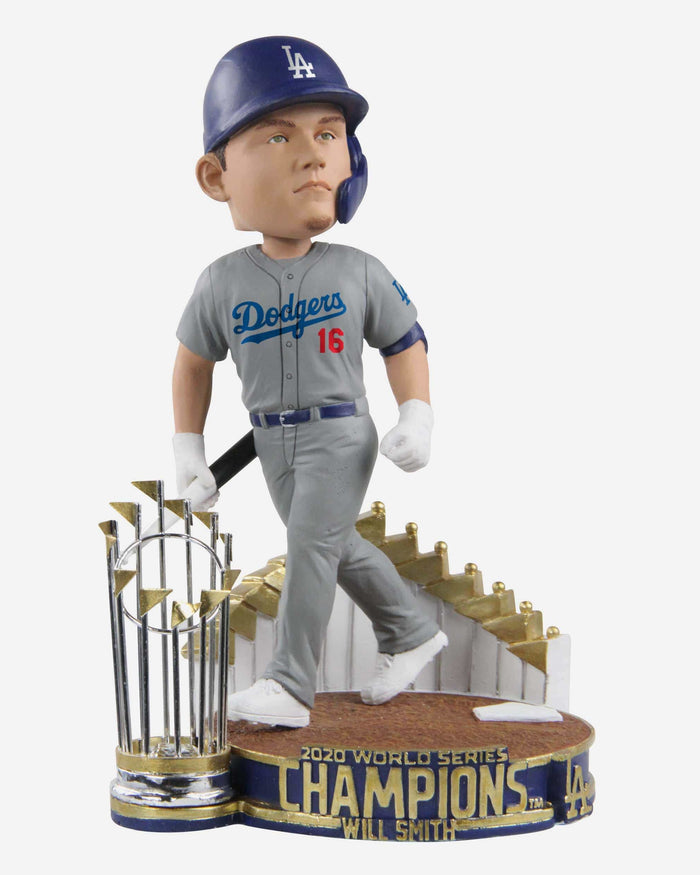 Will Smith Los Angeles Dodgers 2020 World Series Champions Moment Bobblehead FOCO - FOCO.com