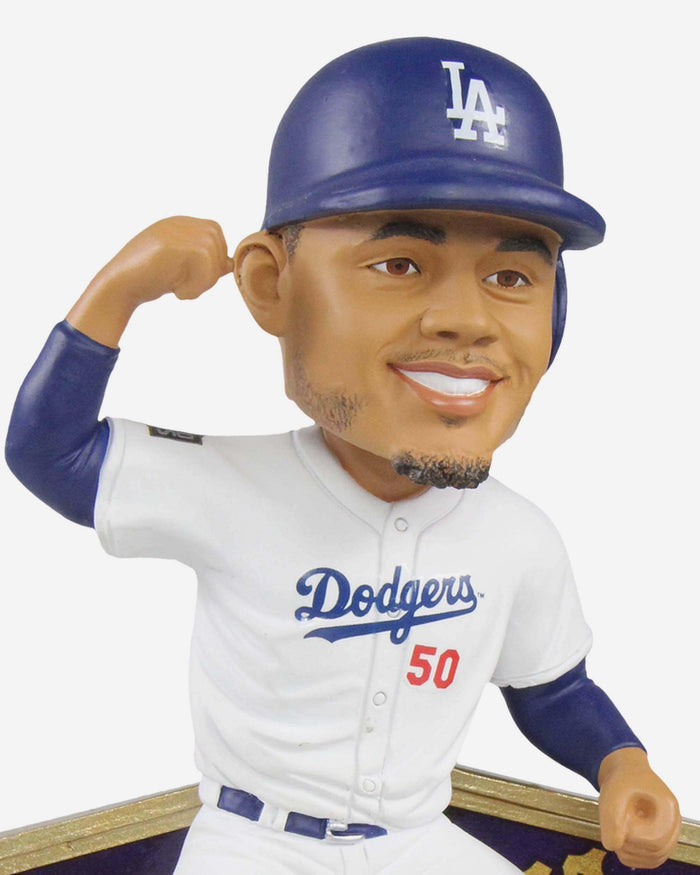 Mookie Betts Los Angeles Dodgers 2020 World Series Champions Sliding Home Bobblehead FOCO - FOCO.com