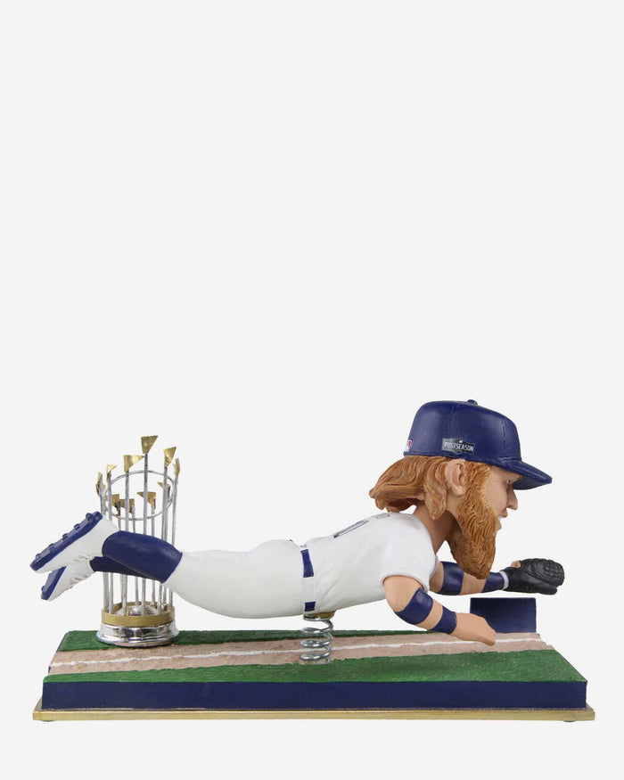 Justin Turner Los Angeles Dodgers 2020 World Series Champions Diving Tag Bobblehead FOCO - FOCO.com
