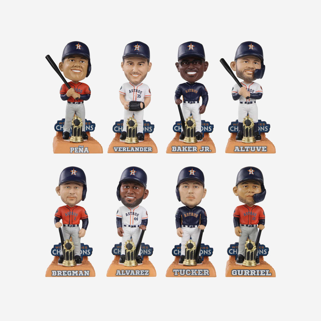 Houston Astros 2022 World Series Champions Mini Bobblehead Boxed Set FOCO - FOCO.com