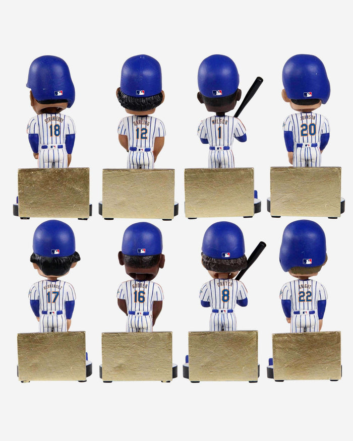 New York Mets 1986 World Series Champions Mini Bobblehead Boxed Set FOCO - FOCO.com