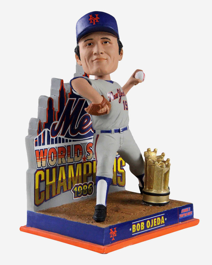 Bob Ojeda New York Mets 1986 World Series Champions Bobblehead FOCO - FOCO.com