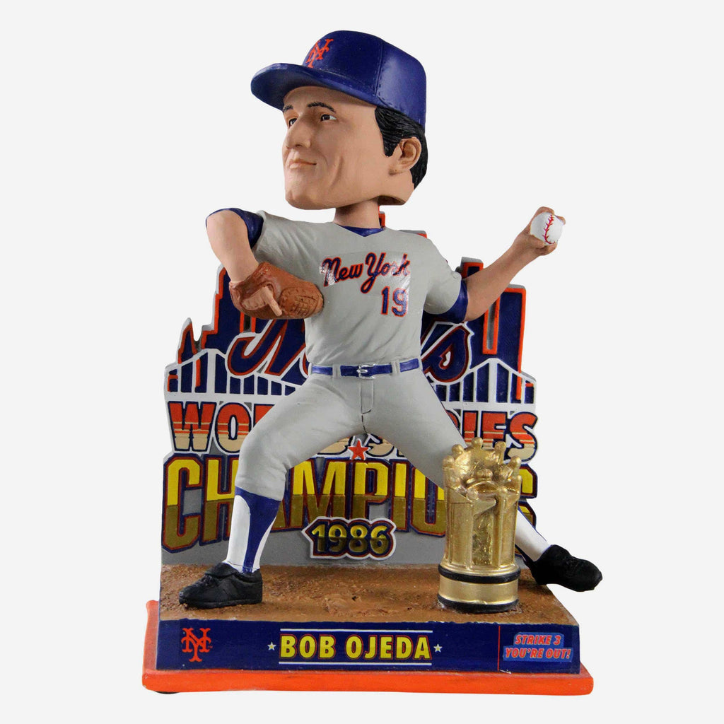 Bob Ojeda New York Mets 1986 World Series Champions Bobblehead FOCO - FOCO.com