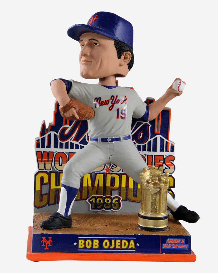 Bob Ojeda New York Mets 1986 World Series Champions Bobblehead FOCO - FOCO.com