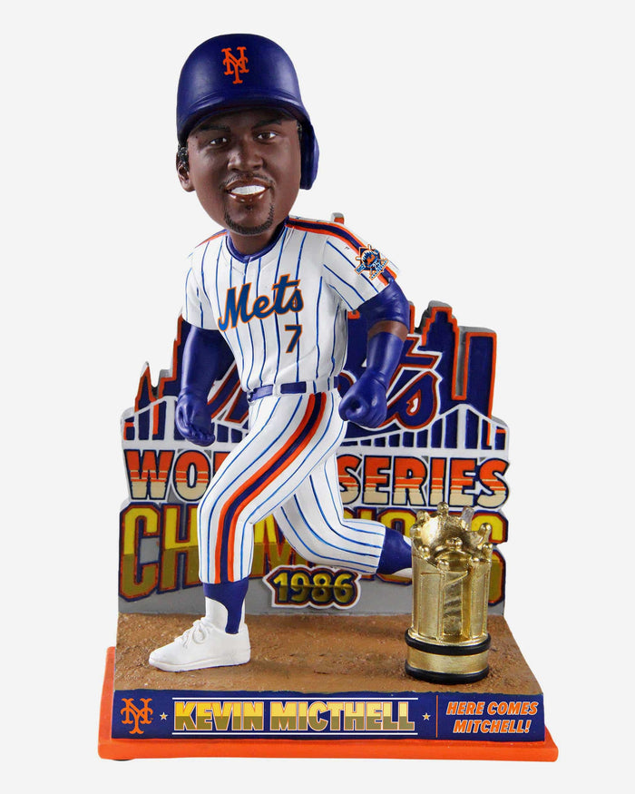 Kevin Mitchell New York Mets 1986 World Series Champions Bobblehead FOCO - FOCO.com