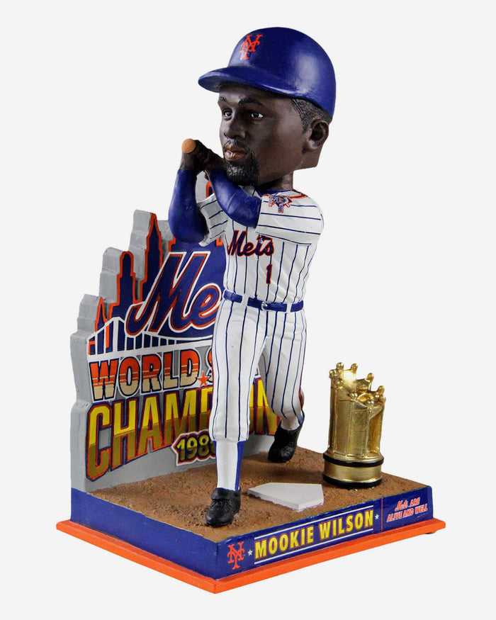 Mookie Wilson New York Mets 1986 World Series Champions Bobblehead FOCO - FOCO.com