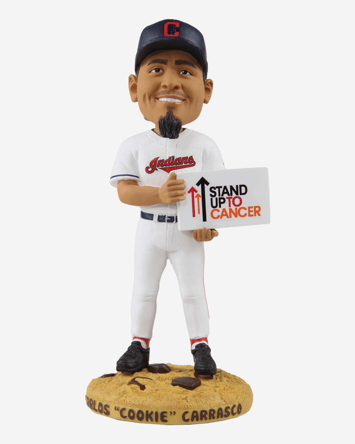 Carlos Carrasco Cleveland Guardians Cookie Base Bobblehead FOCO - FOCO.com