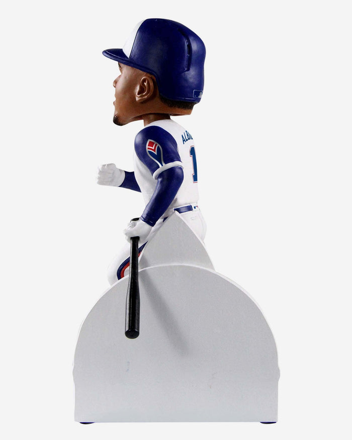 Ozzie Albies Atlanta Braves Retro Jersey Bobblehead FOCO - FOCO.com