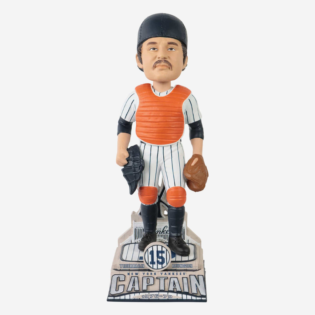 Thurman Munson New York Yankees Captain Bobblehead FOCO - FOCO.com