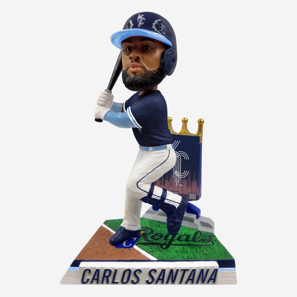 Carlos Santana Kansas City Royals 2022 City Connect Bobblehead FOCO - FOCO.com