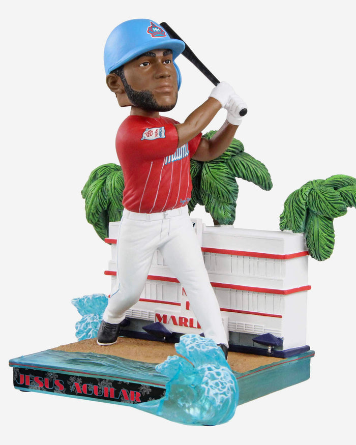 Jesus Aguilar Miami Marlins City Connect Bobblehead FOCO - FOCO.com