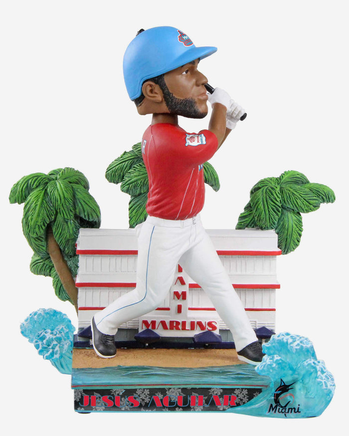 Jesus Aguilar Miami Marlins City Connect Bobblehead FOCO - FOCO.com