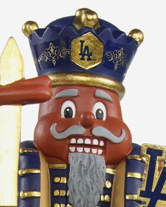 Los Angeles Dodgers Holiday Nutcracker Dodger Dog Bobblehead FOCO - FOCO.com