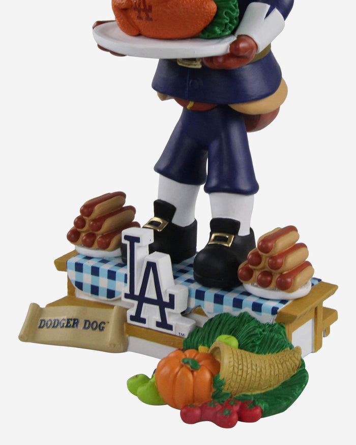 Los Angeles Dodgers Thanksgiving Dodger Dog Bobblehead FOCO - FOCO.com