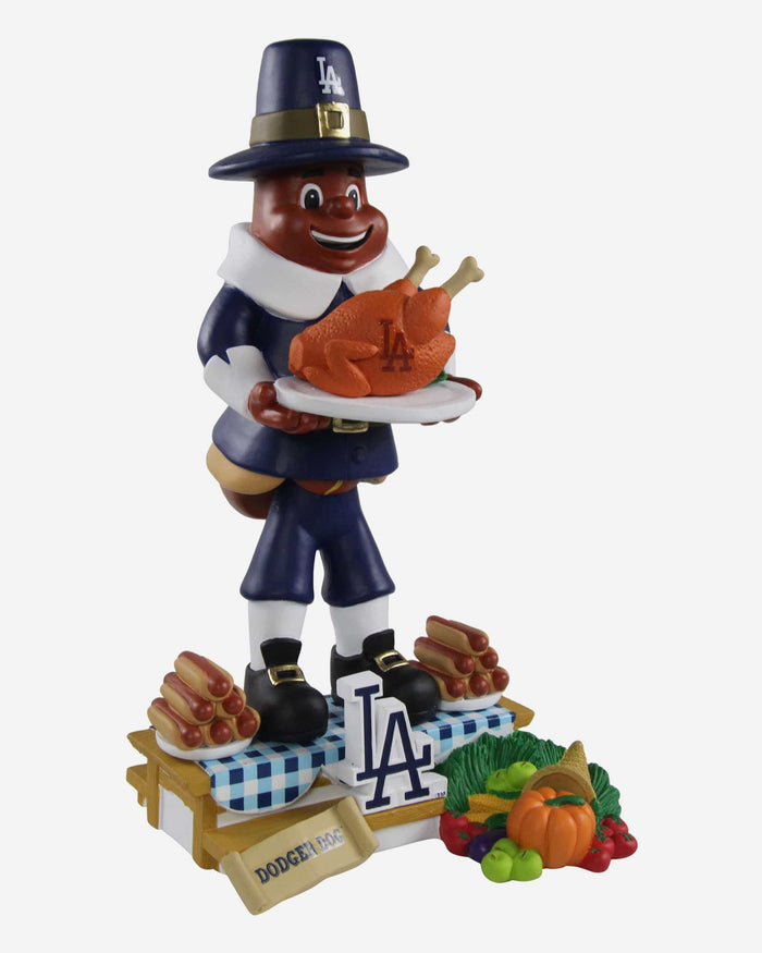 Los Angeles Dodgers Thanksgiving Dodger Dog Bobblehead FOCO - FOCO.com