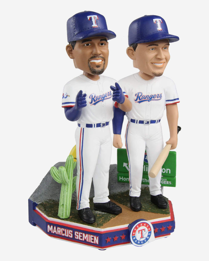 Corey Seager & Marcus Semien Texas Rangers Dual Next Stop Bobblehead FOCO - FOCO.com