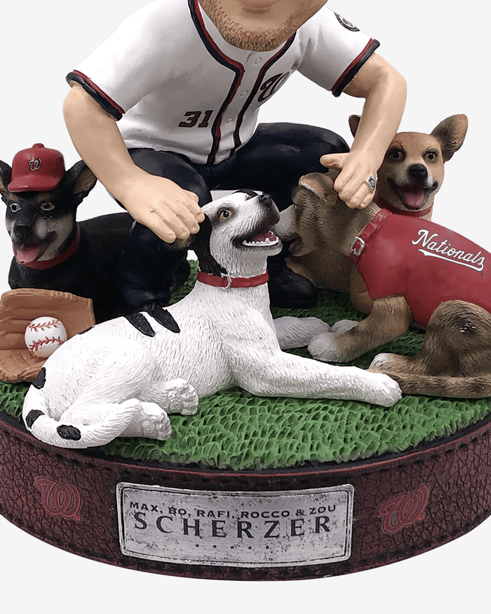 Max Scherzer Washington Nationals Dogs Bobblehead FOCO - FOCO.com