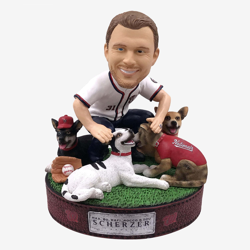 Max Scherzer Washington Nationals Dogs Bobblehead FOCO - FOCO.com