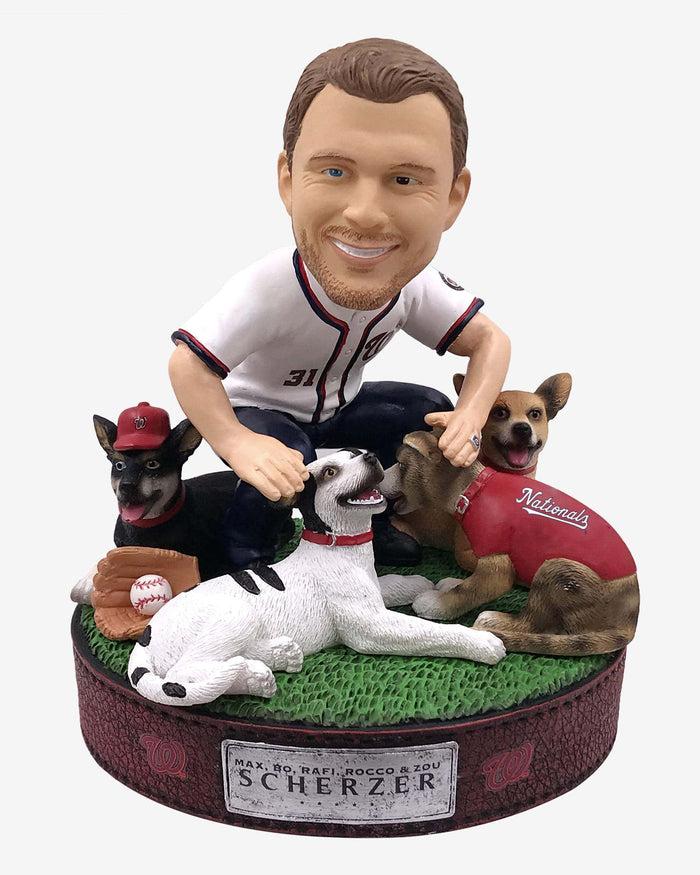 Max Scherzer Washington Nationals Dogs Bobblehead FOCO - FOCO.com