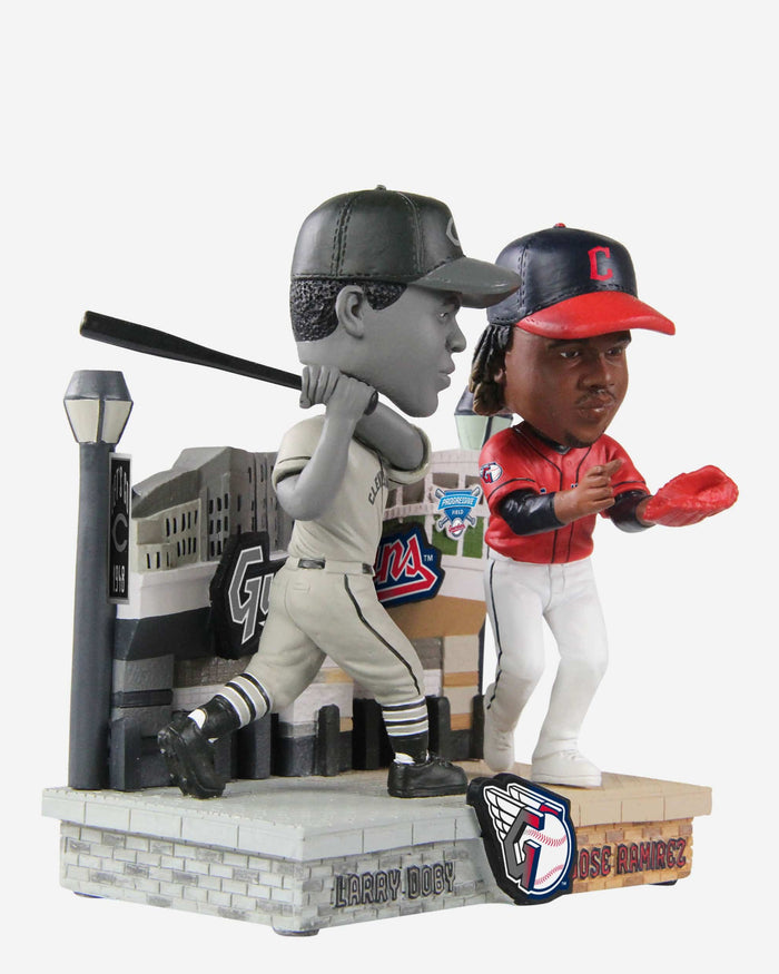 Larry Doby & Jose Ramirez Cleveland Guardians Then and Now Bobblehead FOCO - FOCO.com