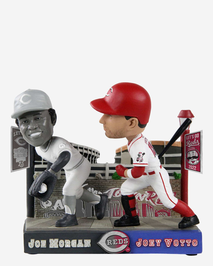 Joe Morgan & Joey Votto Cincinnati Reds Then And Now Bobblehead FOCO - FOCO.com