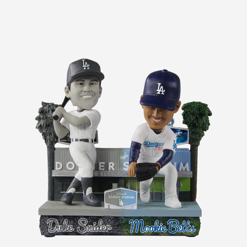 Duke Snider & Mookie Betts Los Angeles Dodgers Then and Now Bobblehead FOCO - FOCO.com