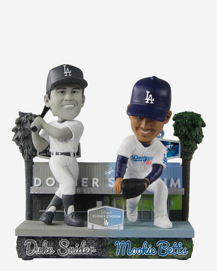 Duke Snider & Mookie Betts Los Angeles Dodgers Then and Now Bobblehead FOCO - FOCO.com