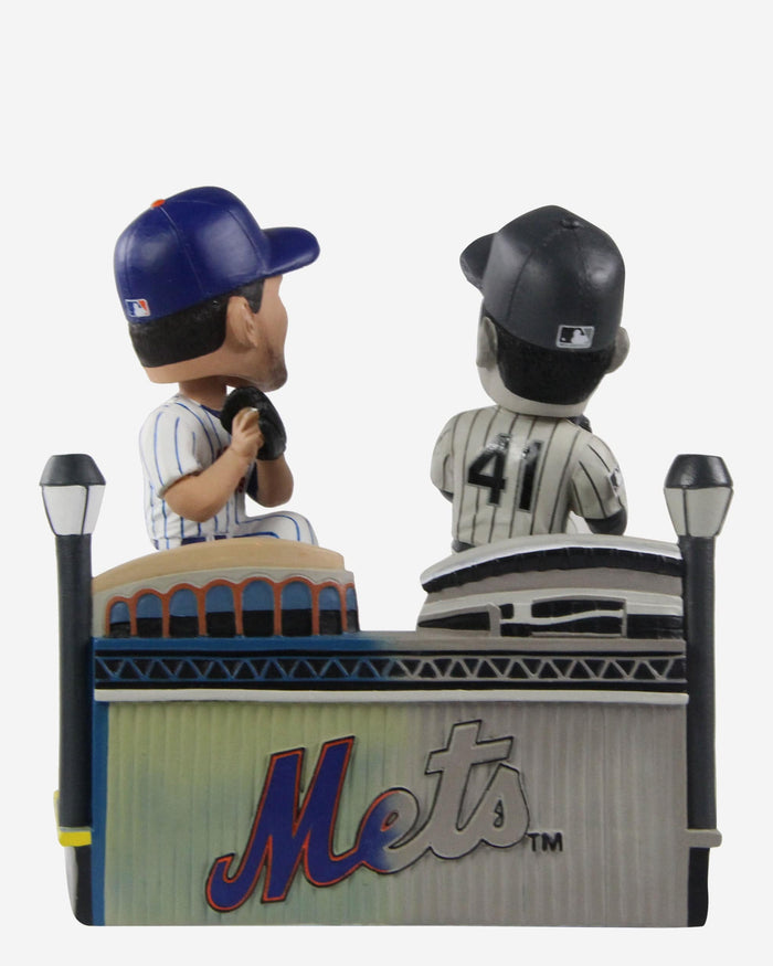 Tom Seaver & Jacob deGrom New York Mets Then And Now Bobblehead FOCO - FOCO.com