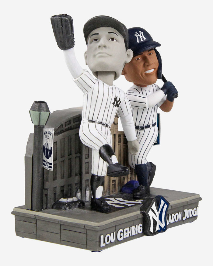 Lou Gehrig & Aaron Judge New York Yankees Then And Now Bobblehead FOCO - FOCO.com