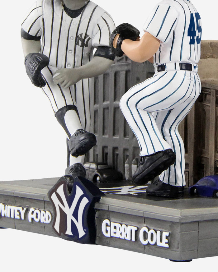 Whitey Ford & Gerrit Cole New York Yankees Then And Now Bobblehead FOCO - FOCO.com