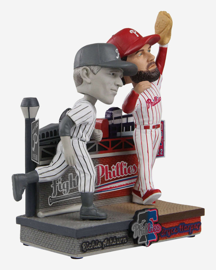 Richie Ashburn & Bryce Harper Philadelphia Phillies Then And Now Bobblehead FOCO - FOCO.com