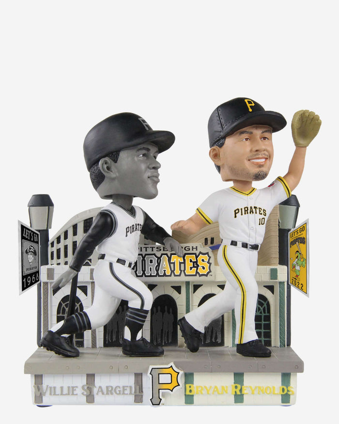 Willie Stargell & Bryan Reynolds Pittsburgh Pirates Then And Now Bobblehead FOCO - FOCO.com