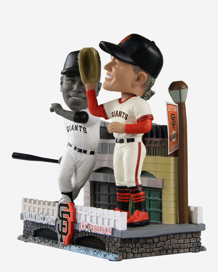 Willie McCovey Joc Pederson San Francisco Giants Then And Now Bobblehead FOCO - FOCO.com