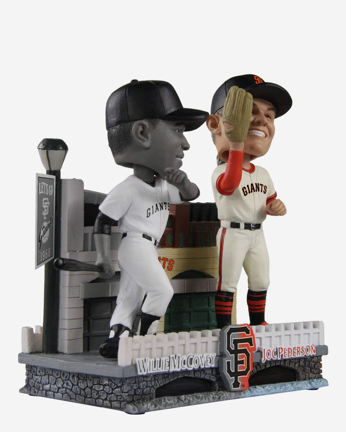 Willie McCovey Joc Pederson San Francisco Giants Then And Now Bobblehead FOCO - FOCO.com