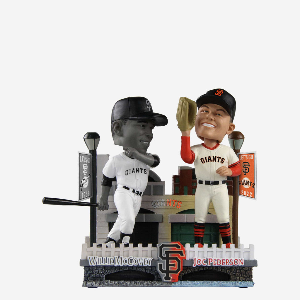 Willie McCovey Joc Pederson San Francisco Giants Then And Now Bobblehead FOCO - FOCO.com