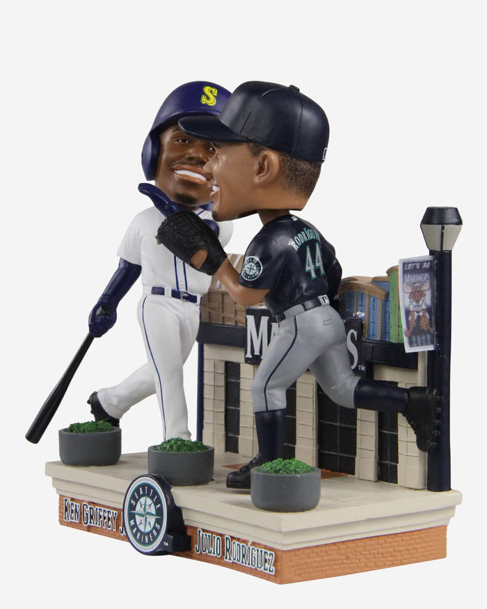 Julio Rodriguez & Ken Griffey Jr Seattle Mariners Then and Now Bobblehead FOCO - FOCO.com