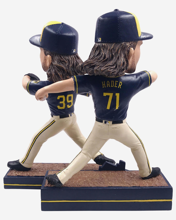 Corbin Burnes & Josh Hader Milwaukee Brewers No Hitter Dual Bobblehead FOCO - FOCO.com