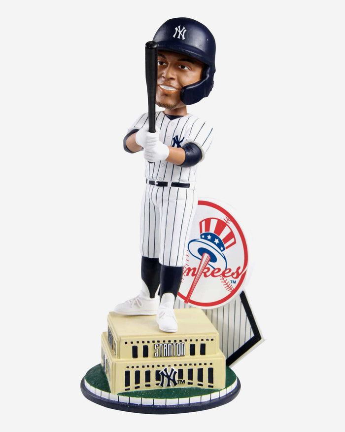 Giancarlo Stanton New York Yankees Stadium Facade Bobblehead FOCO - FOCO.com