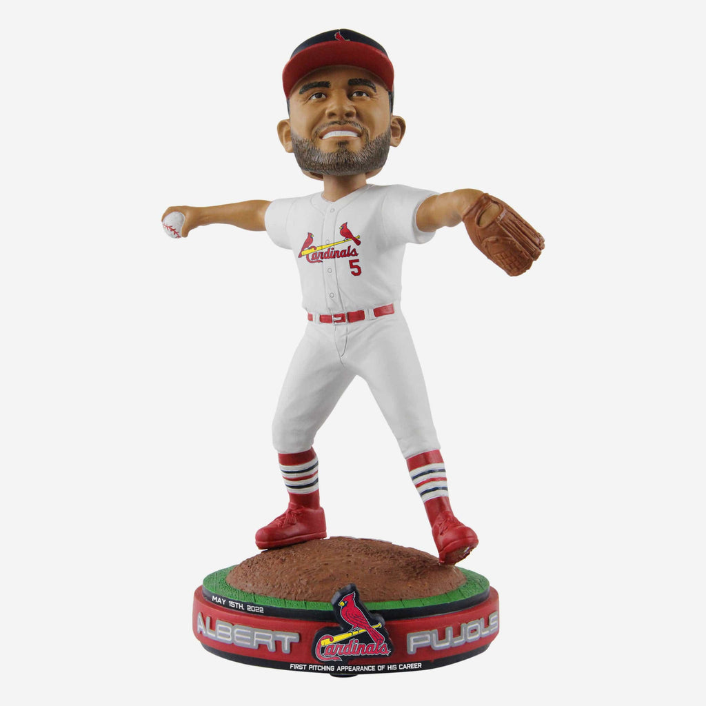 Albert Pujols St Louis Cardinals First Career Pitching Bobblehead FOCO - FOCO.com